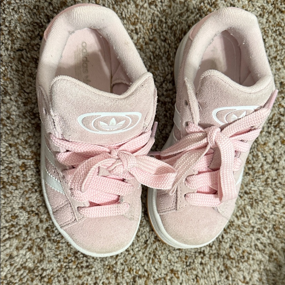 Adidas Kids Light Pink Sneakers